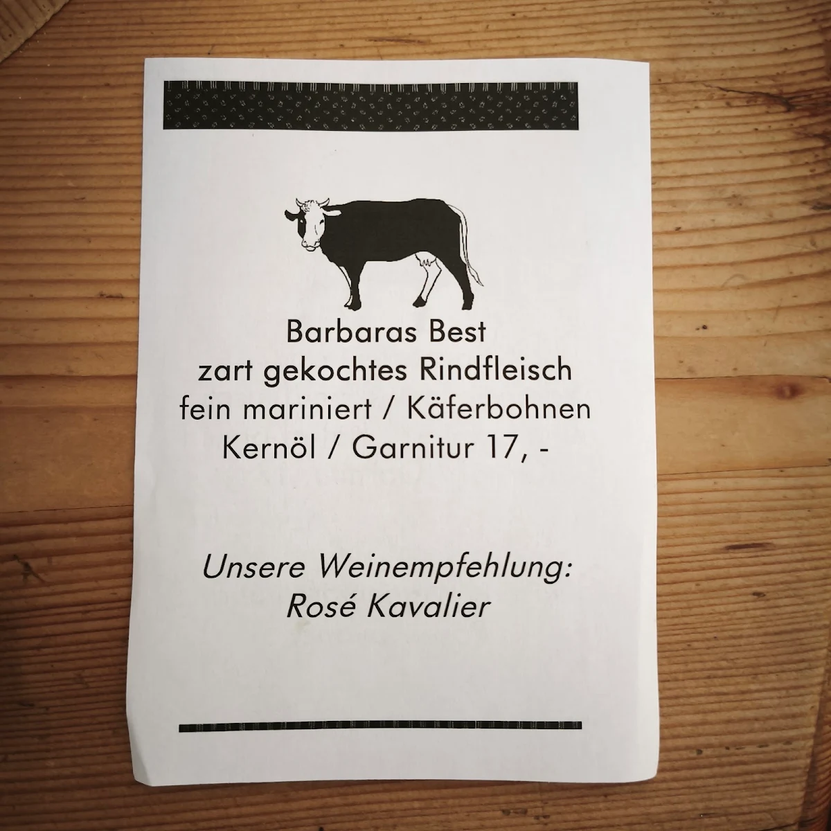 Speisekarte photo 5