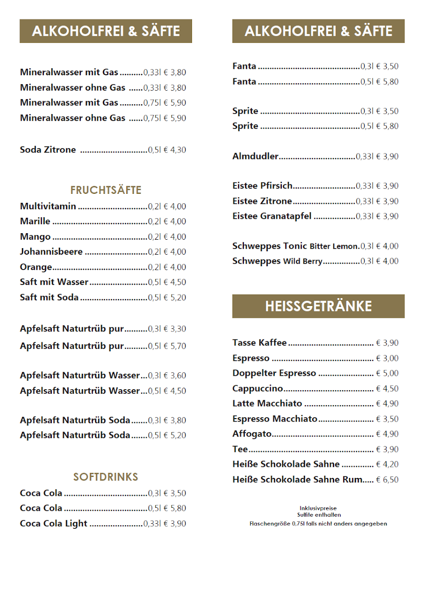 Speisekarte photo 2