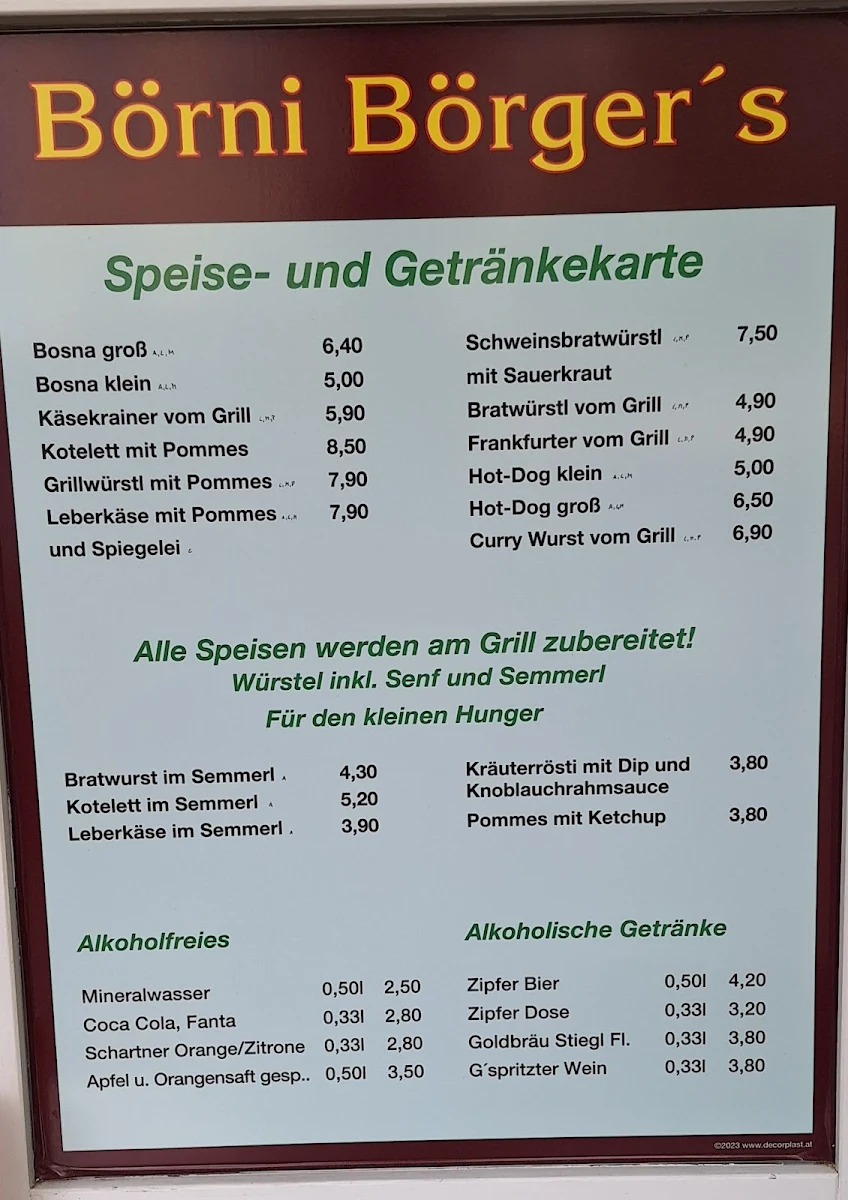 Speisekarte photo 2
