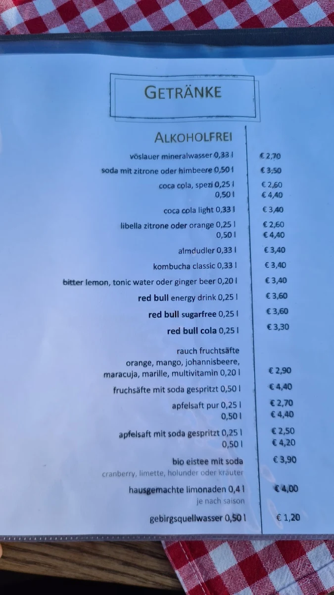 Speisekarte photo 1