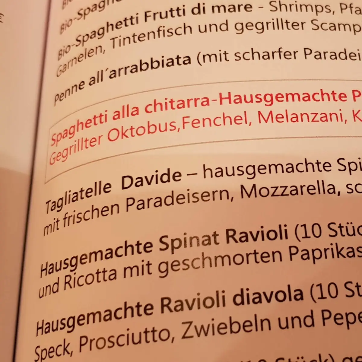 Speisekarte photo 4