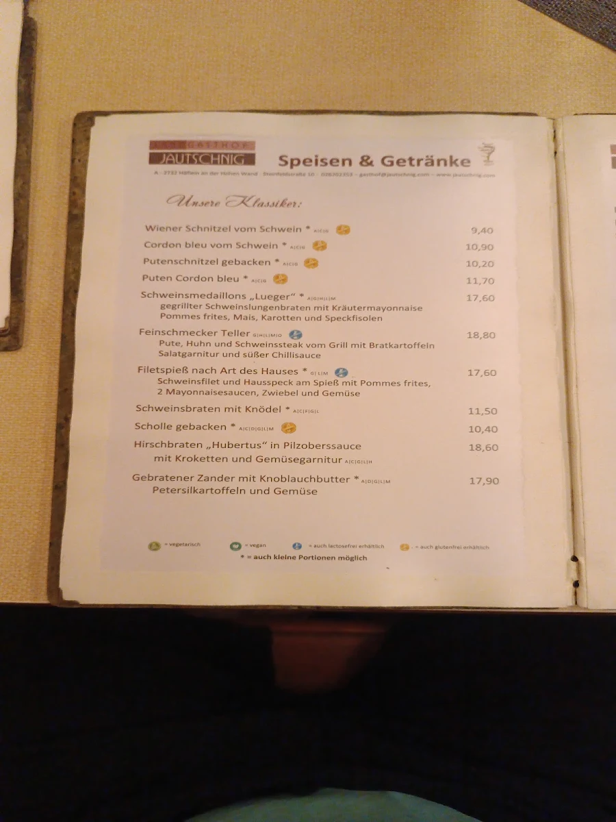 Speisekarte photo 1