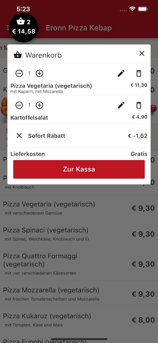 Speisekarte photo 2