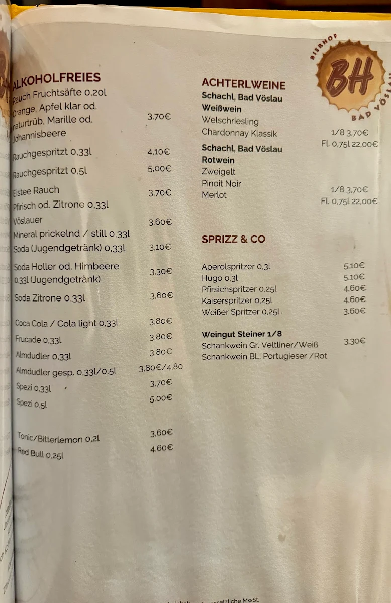 Speisekarte photo 5