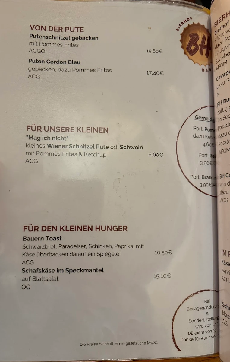 Speisekarte photo 6
