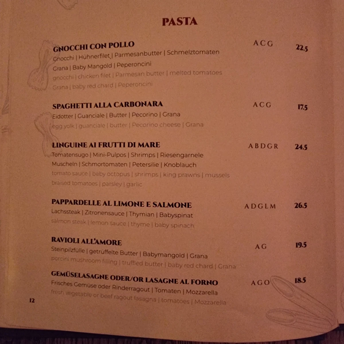 Speisekarte photo 5
