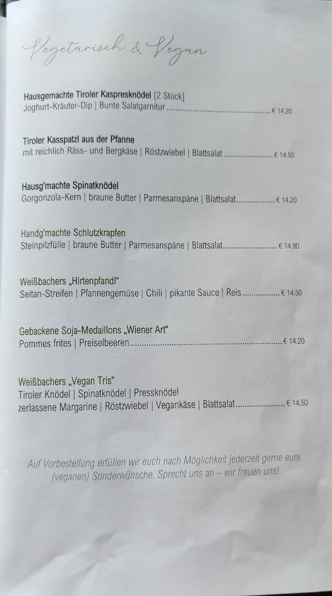 Speisekarte photo 2