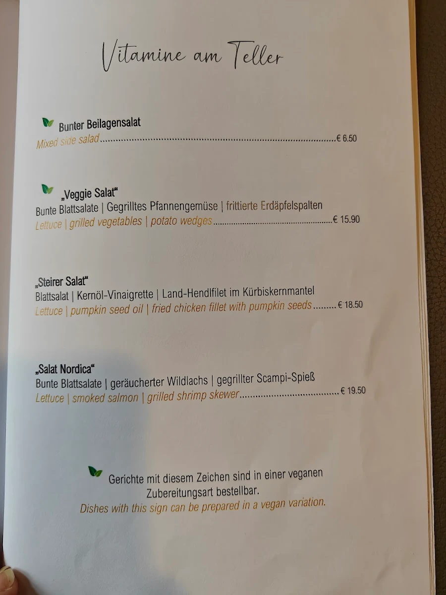 Speisekarte photo 3