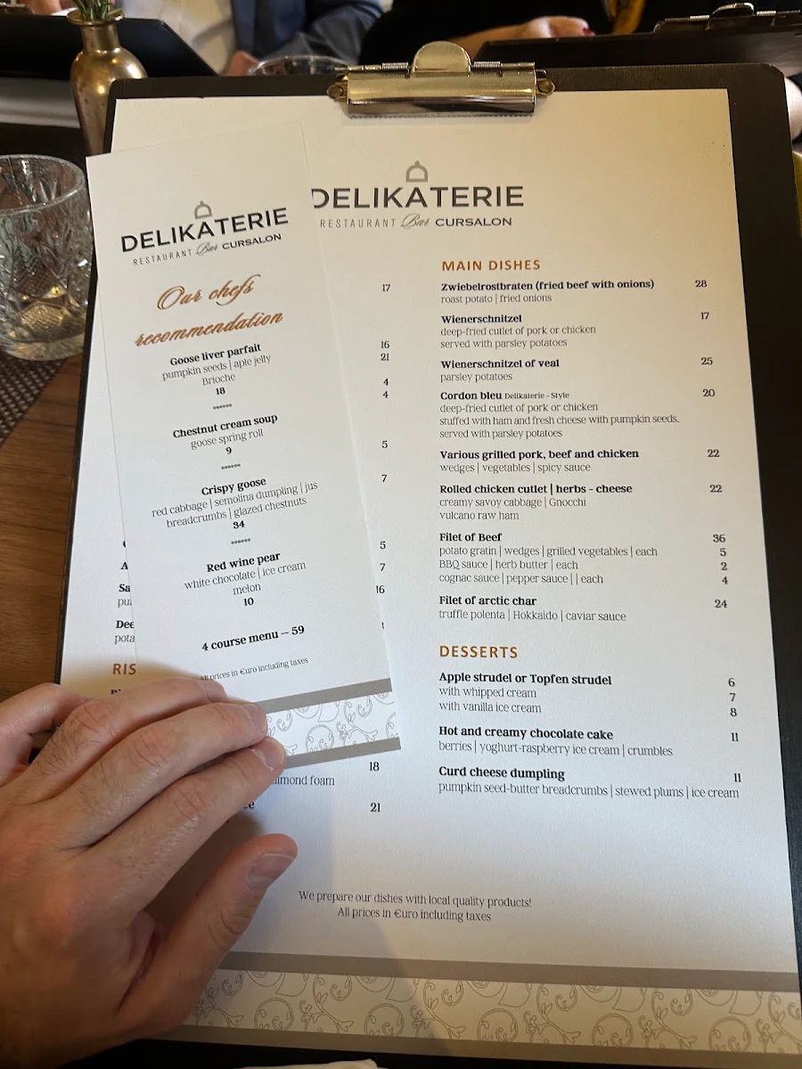 Speisekarte photo 1