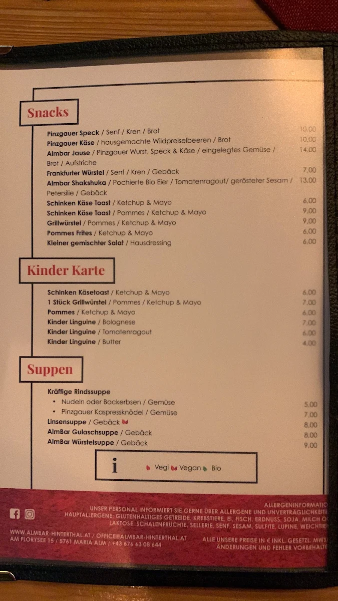 Speisekarte photo 3