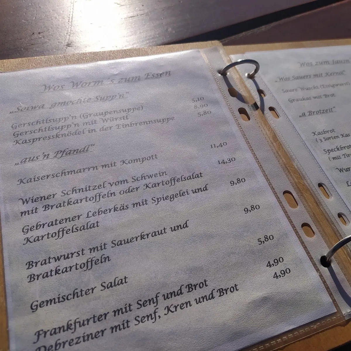 Speisekarte photo 8