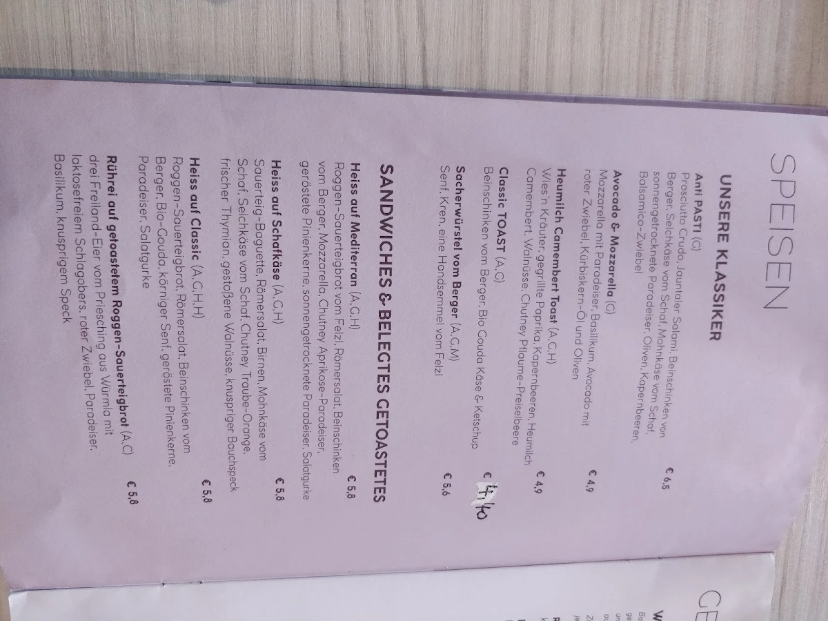 Speisekarte photo 6