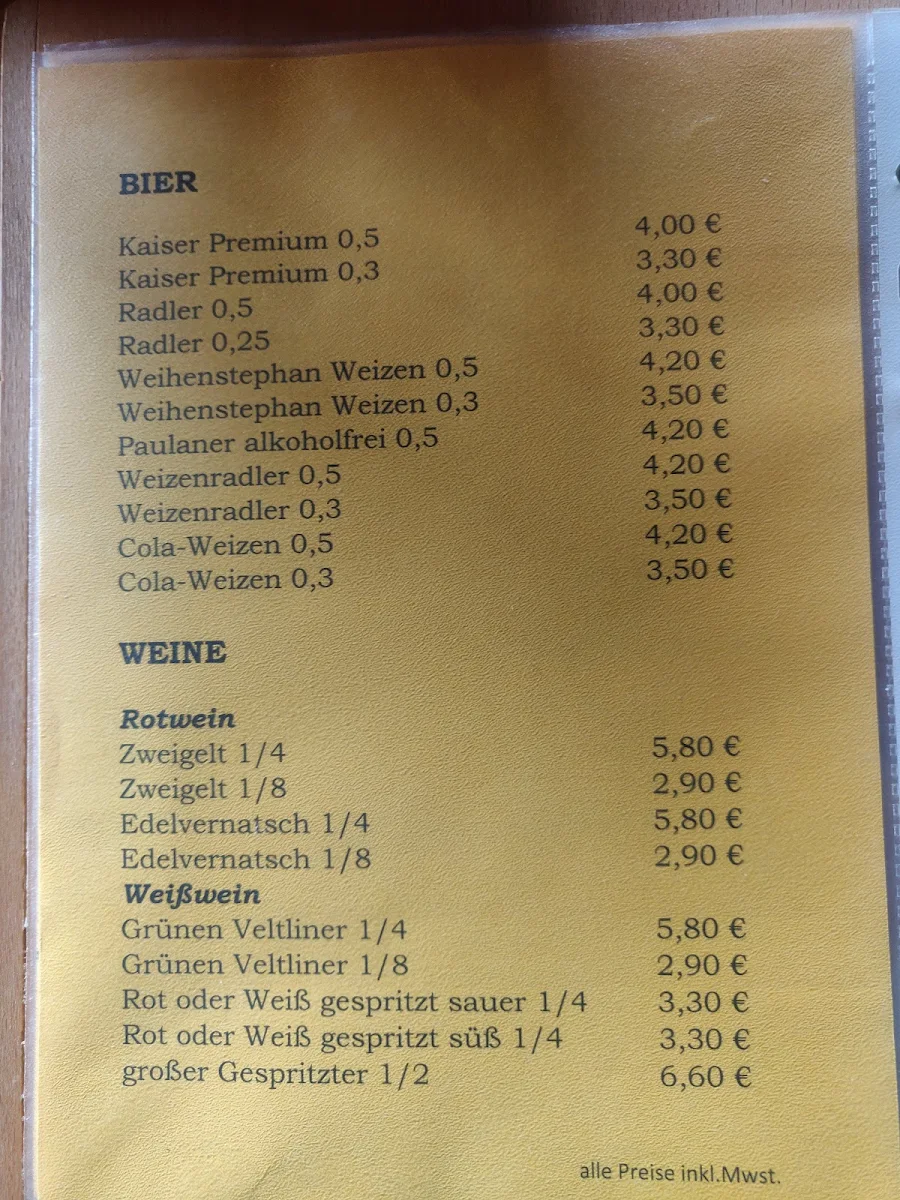 Speisekarte photo 3
