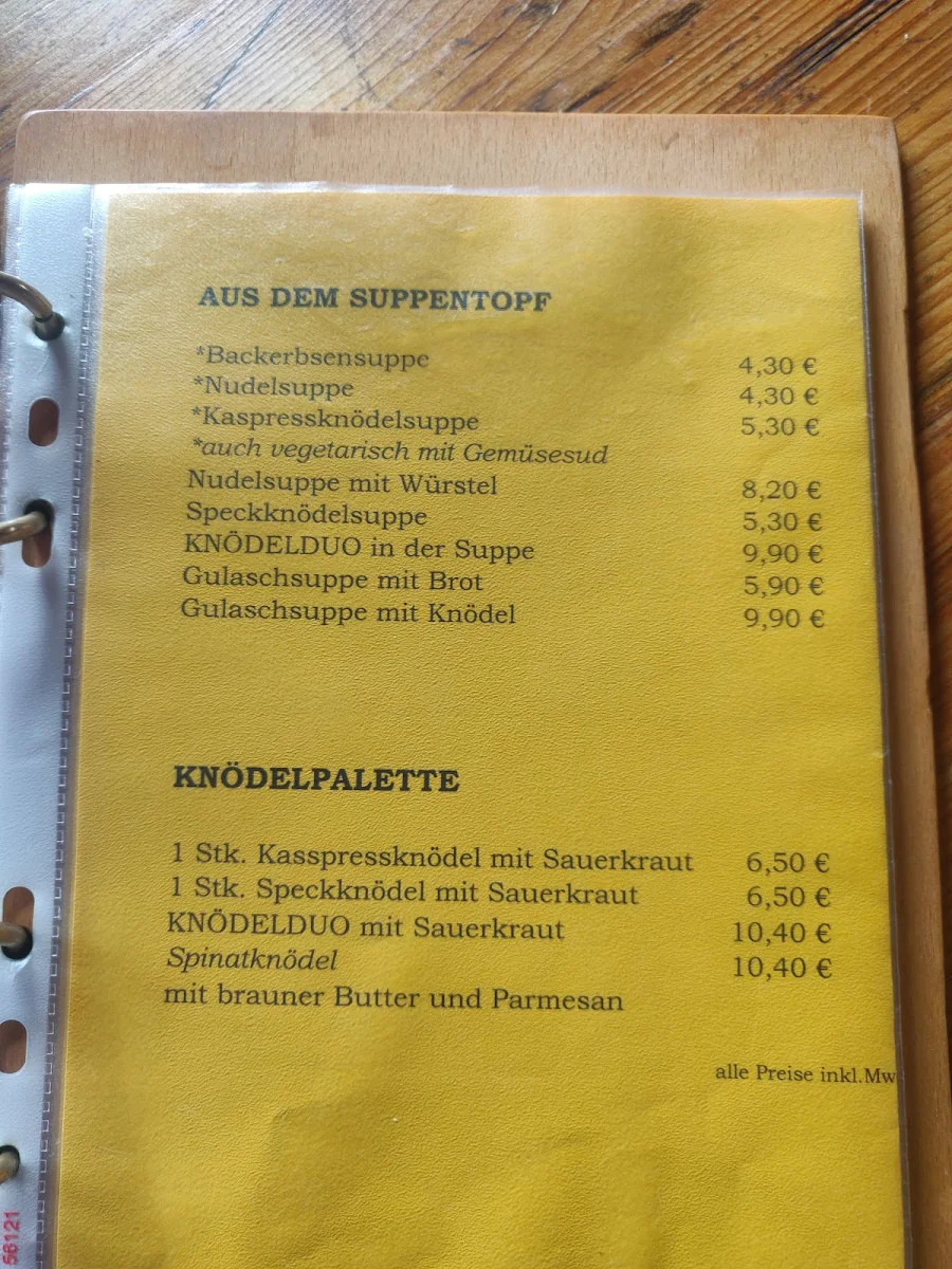 Speisekarte photo 5