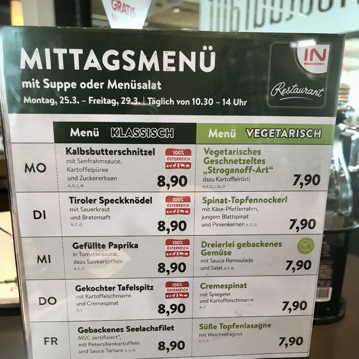 Speisekarte photo 1