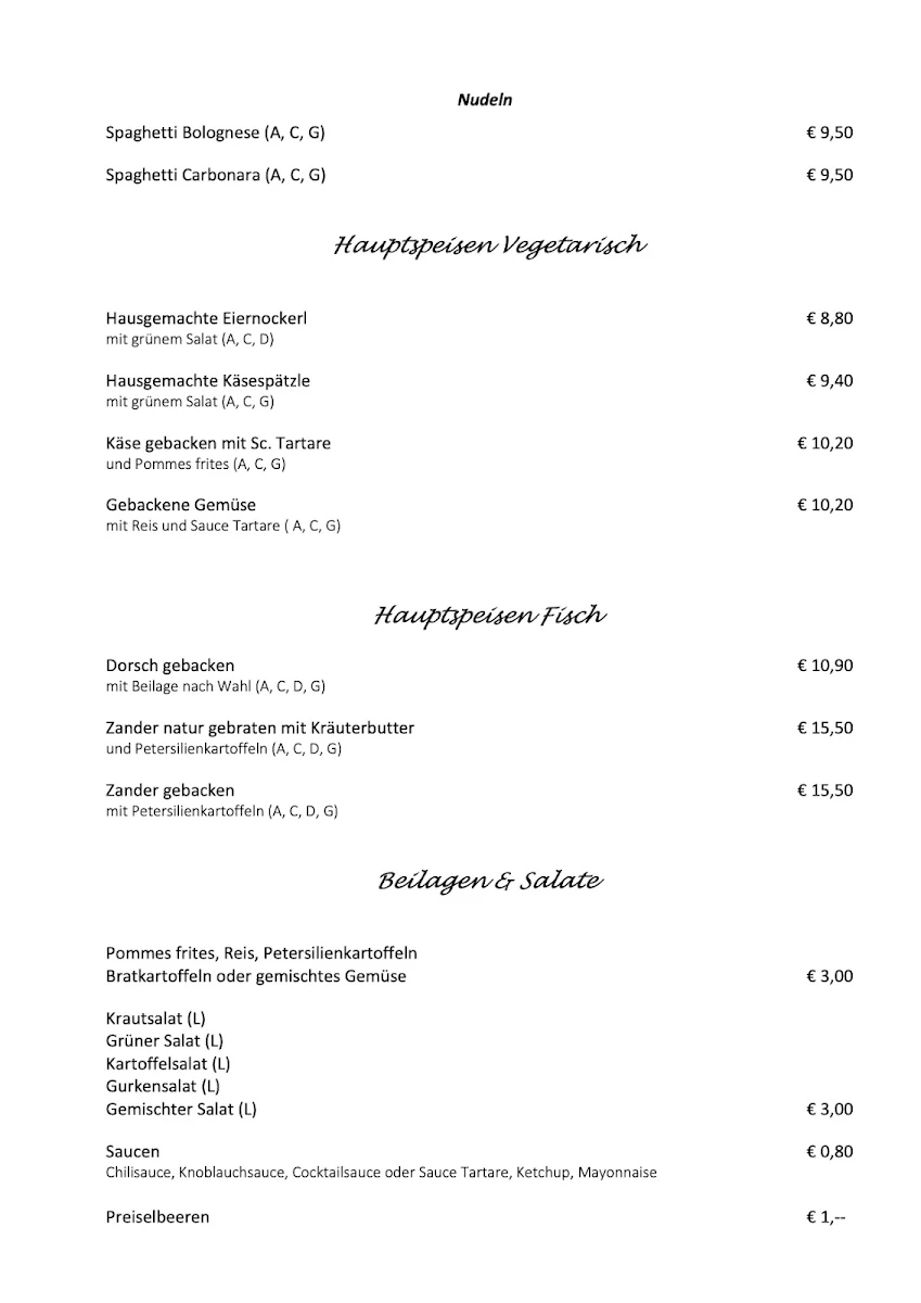 Speisekarte photo 6