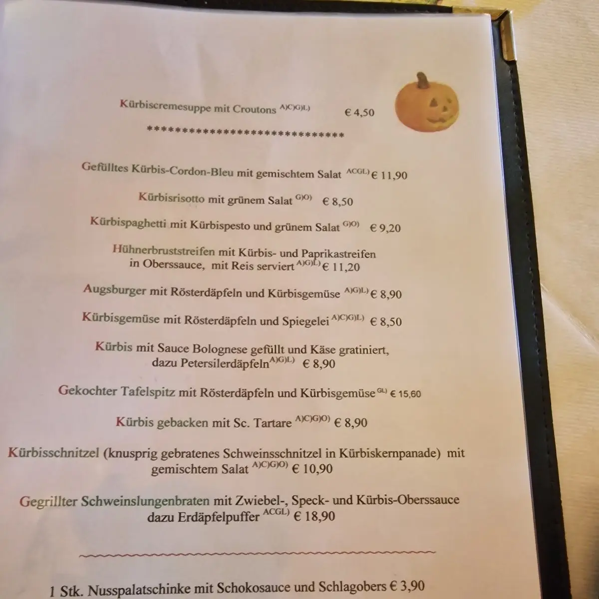 Speisekarte photo 7