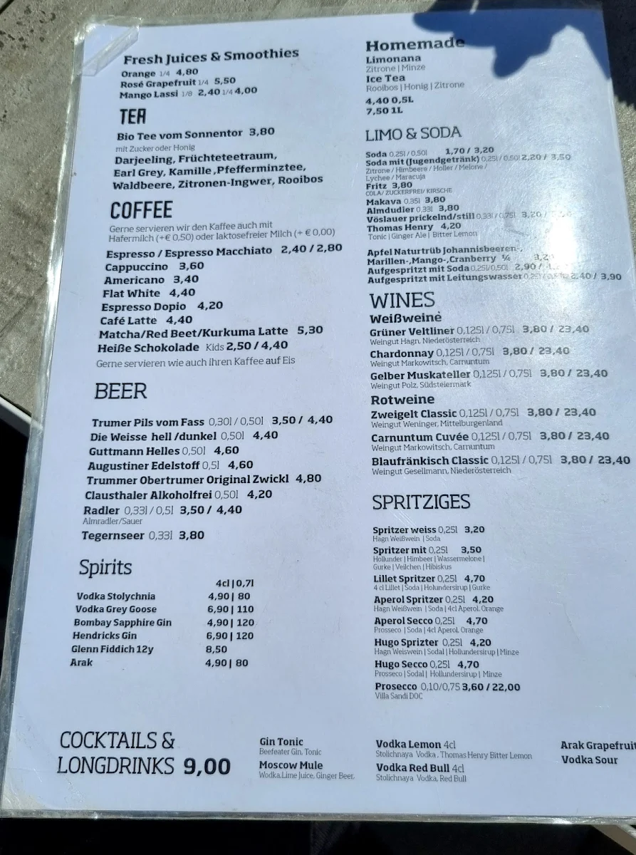 Speisekarte photo 2