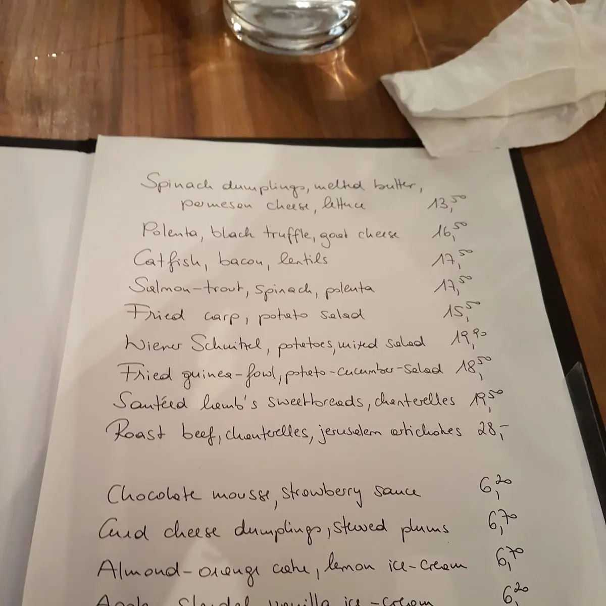 Speisekarte photo 8