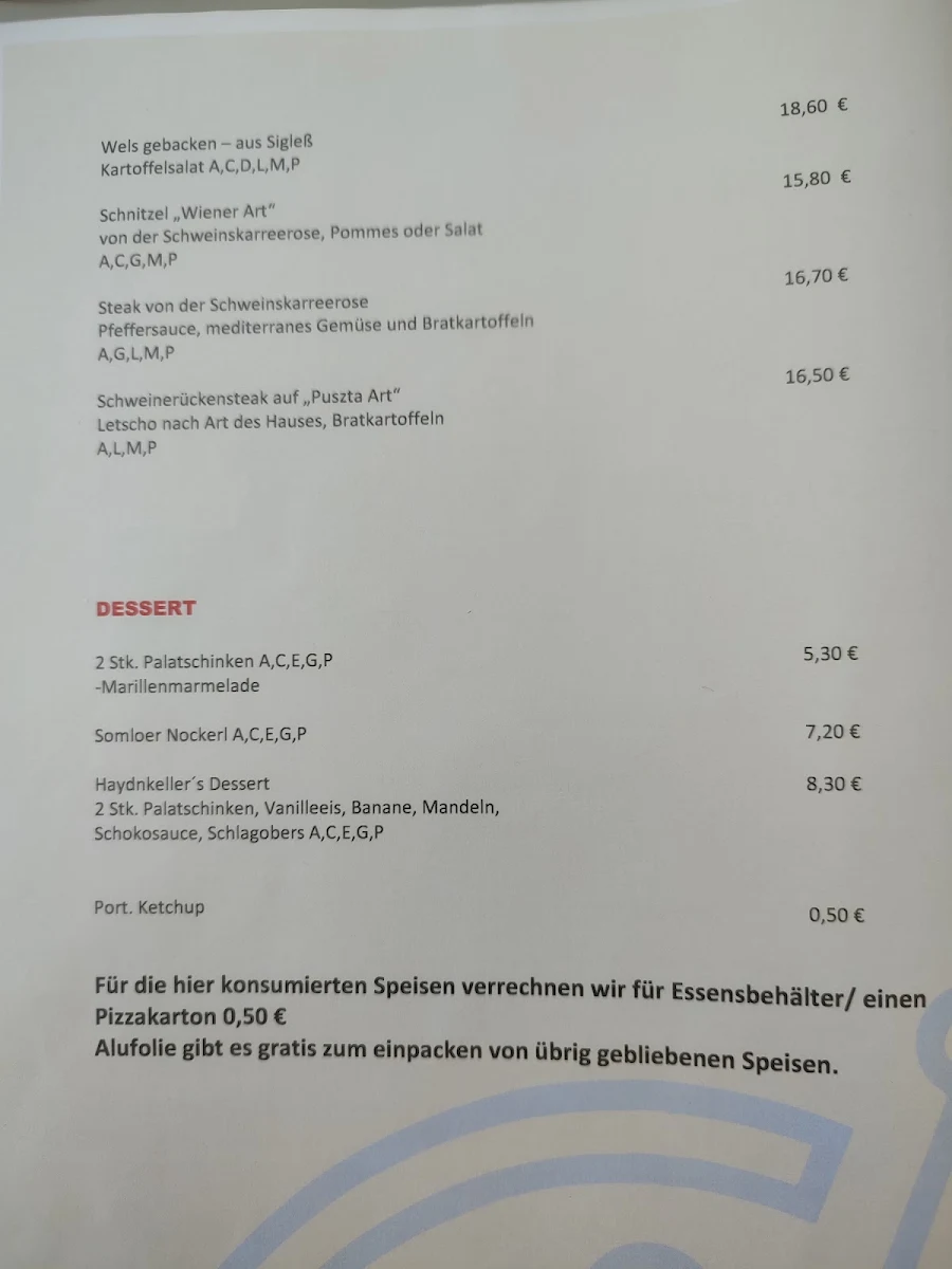 Speisekarte photo 5