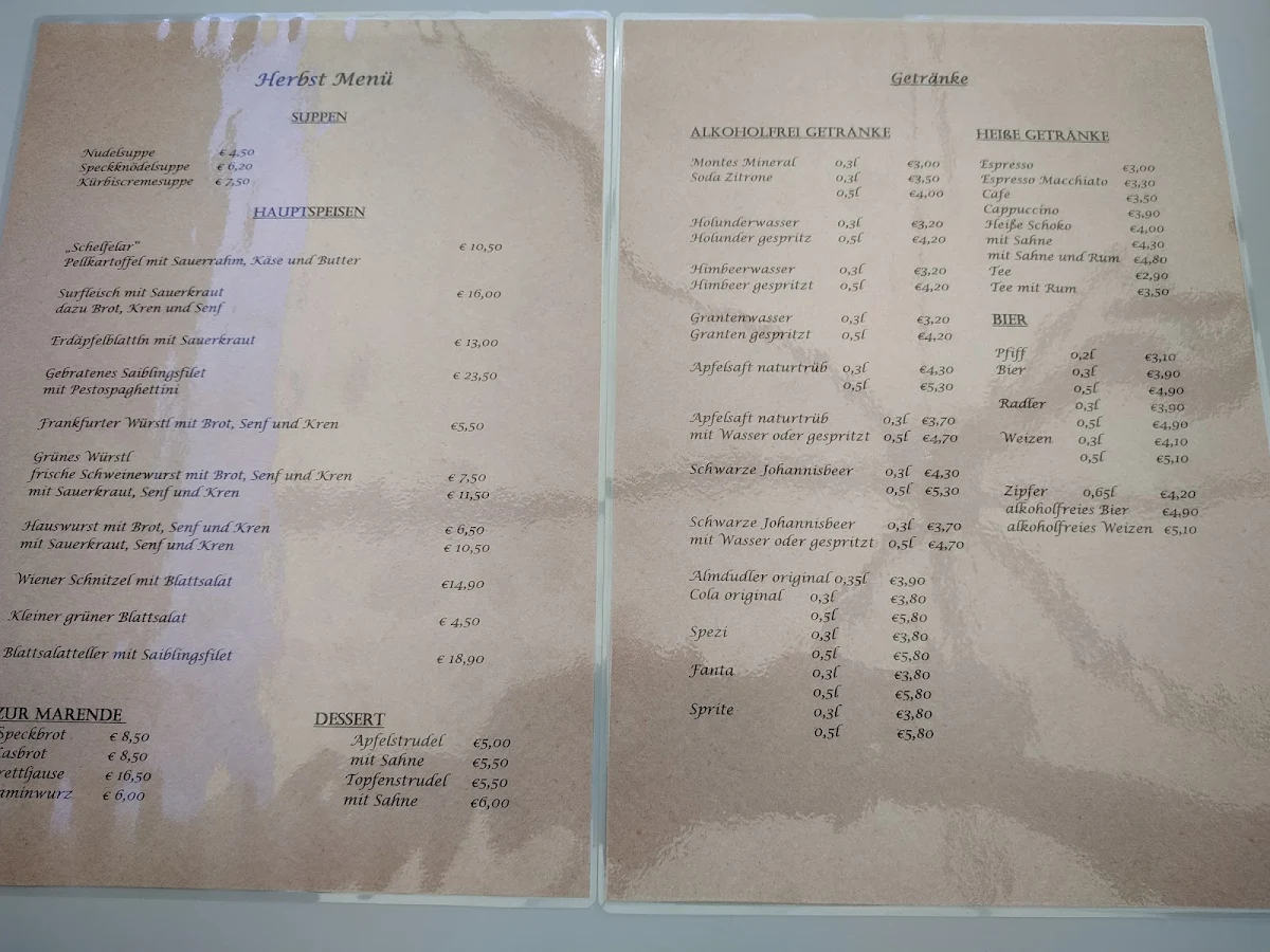 Speisekarte photo 2