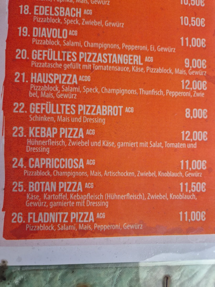 Speisekarte photo 2