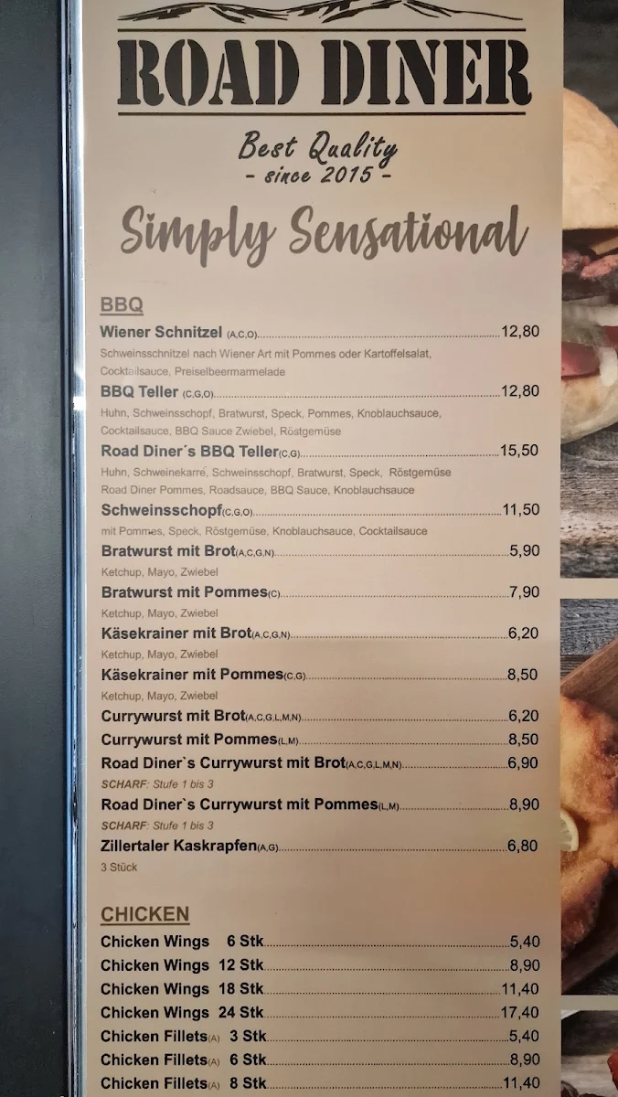 Speisekarte photo 2
