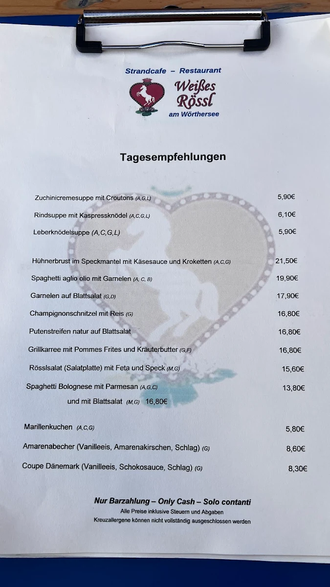 Speisekarte photo 5