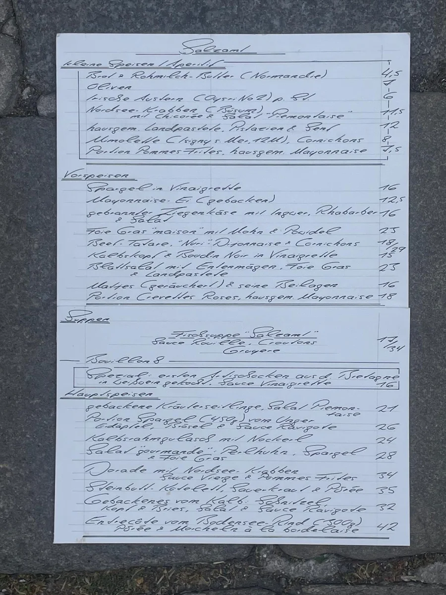 Speisekarte photo 1