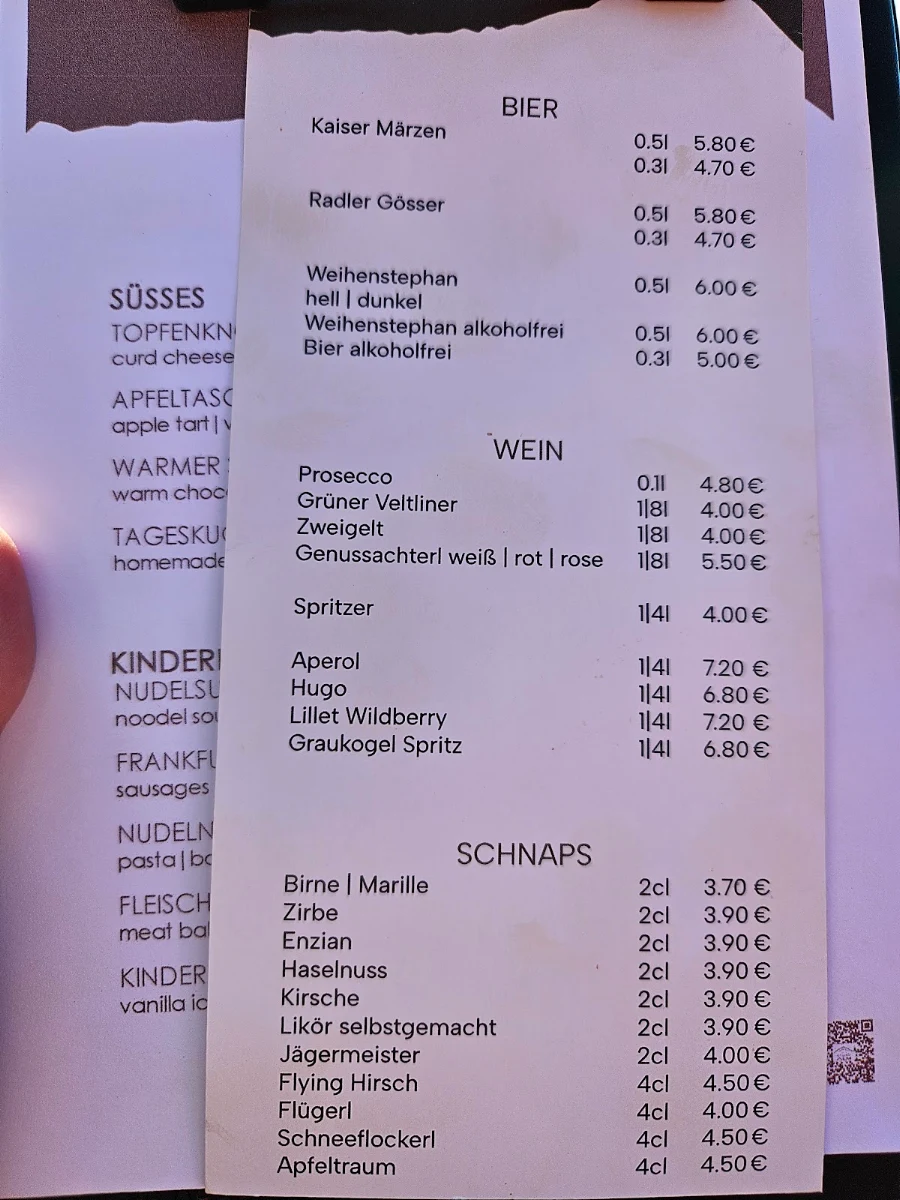 Speisekarte photo 1