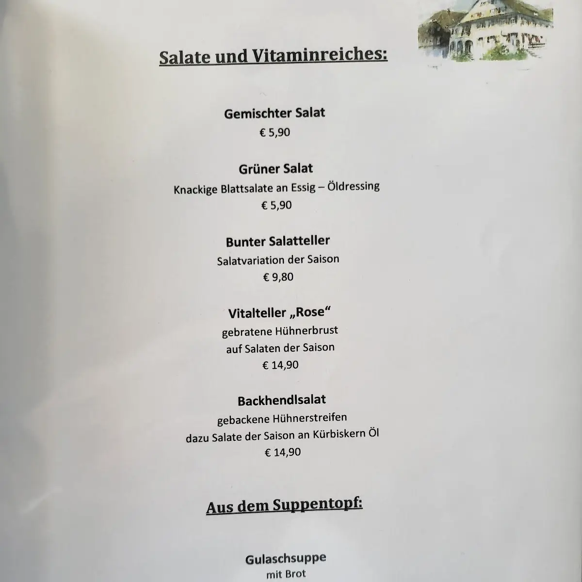 Speisekarte photo 6