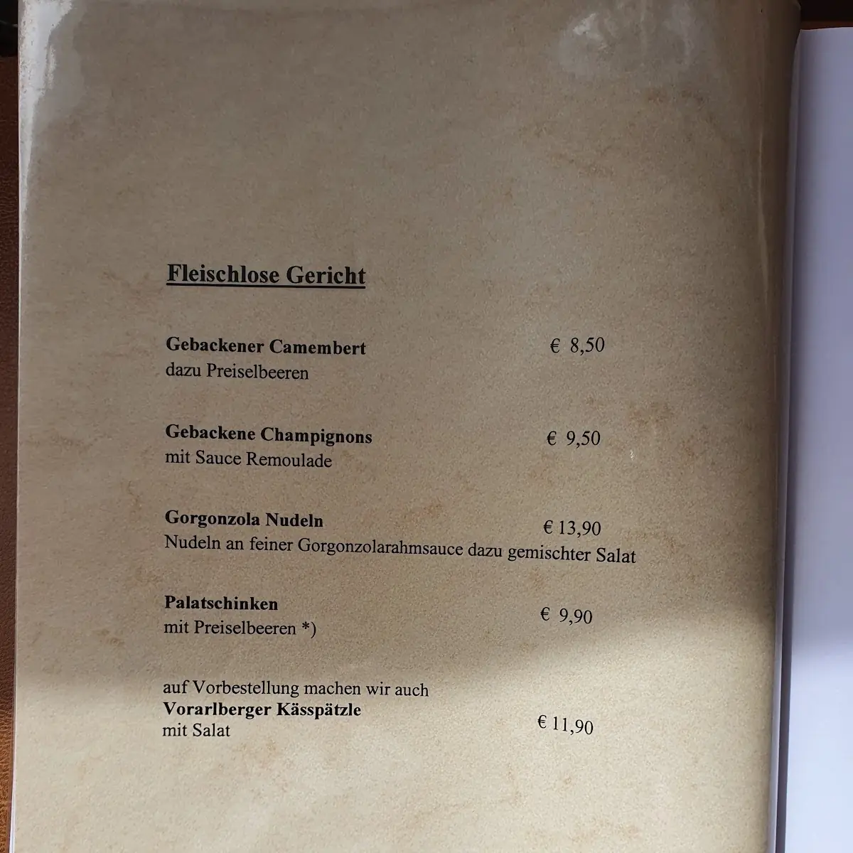 Speisekarte photo 7