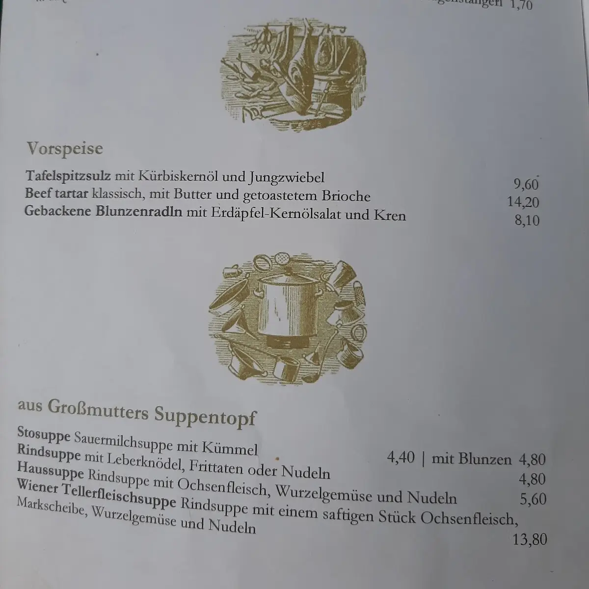 Speisekarte photo 4