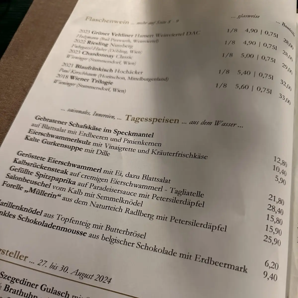 Speisekarte photo 8