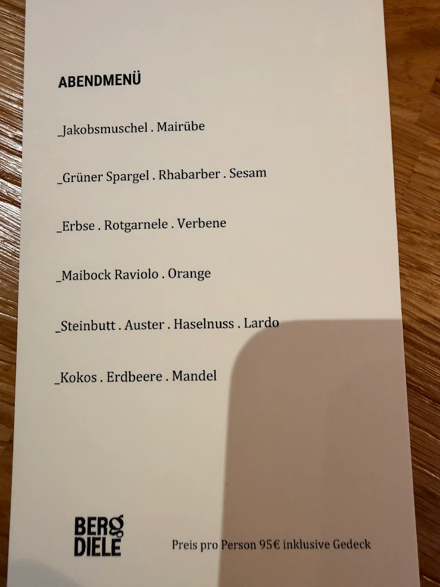 Speisekarte photo 1