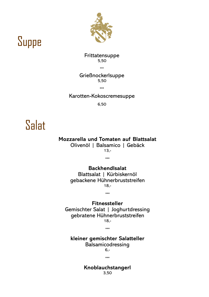 Speisekarte photo 3