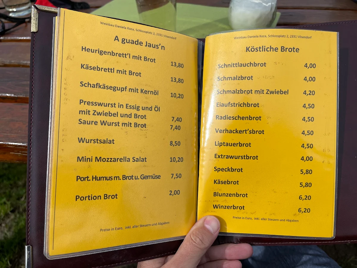 Speisekarte photo 1