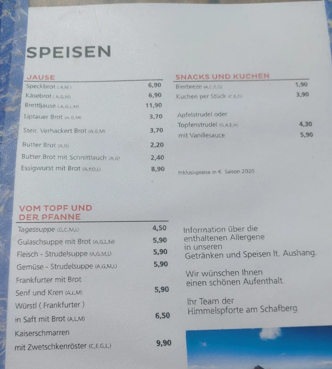 Speisekarte photo 10