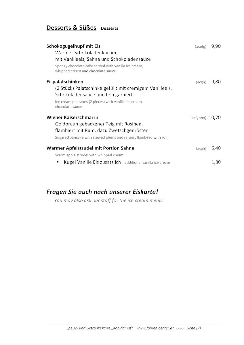 Speisekarte photo 7