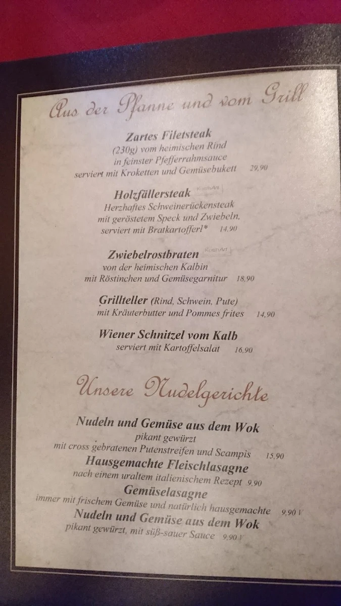 Speisekarte photo 4