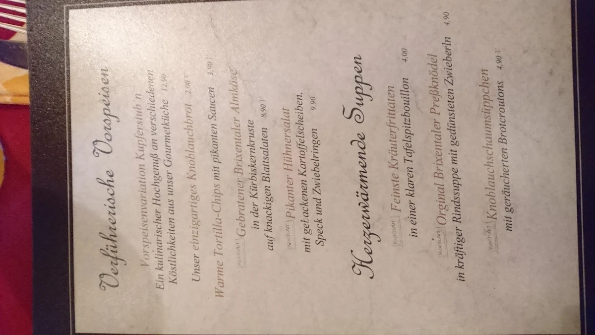 Speisekarte photo 7