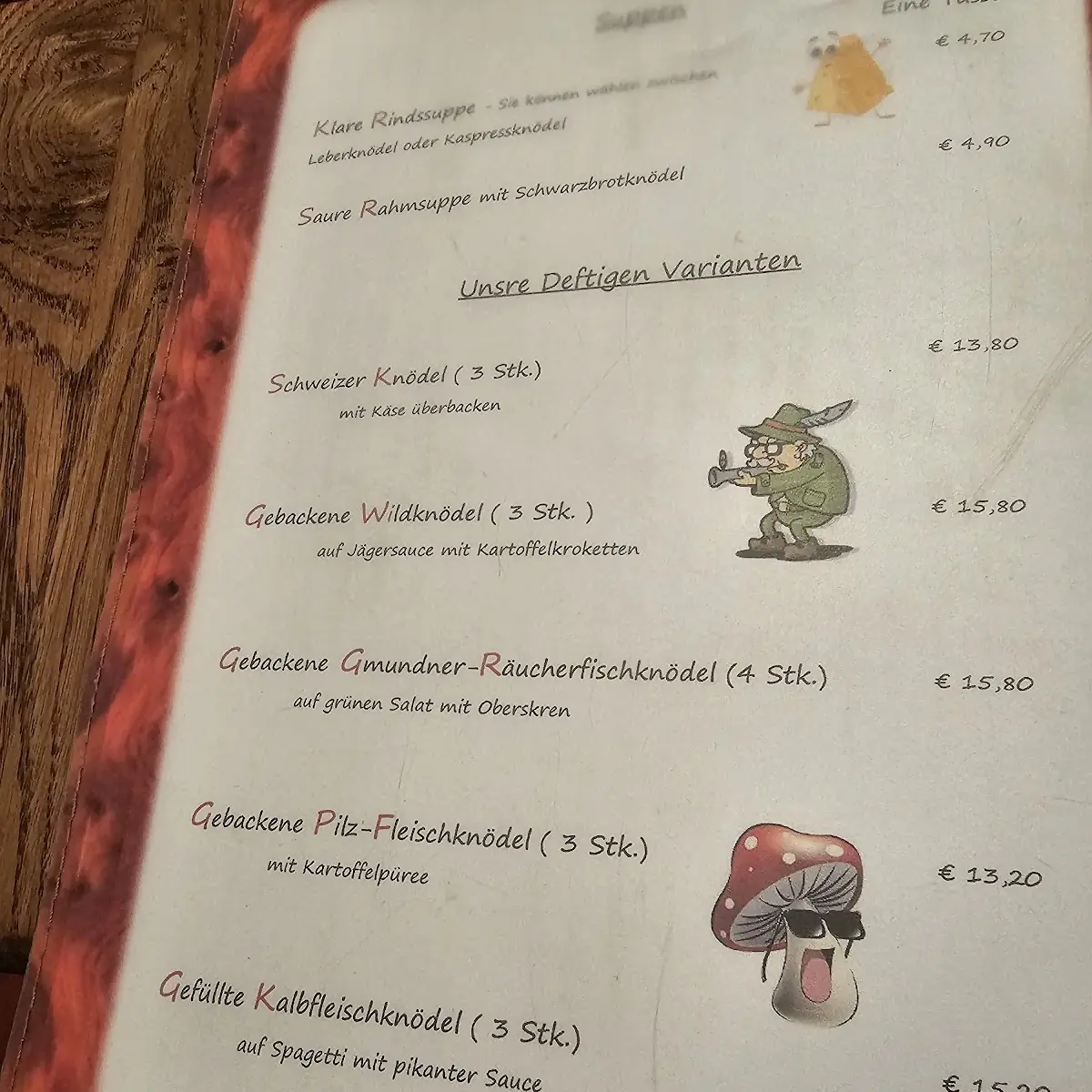 Speisekarte photo 2