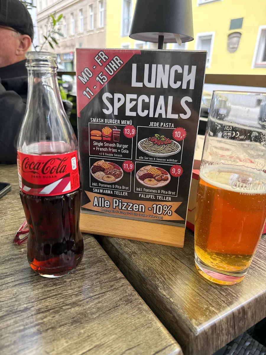 Speisekarte, STERN16 - Pizza & Burger Bar