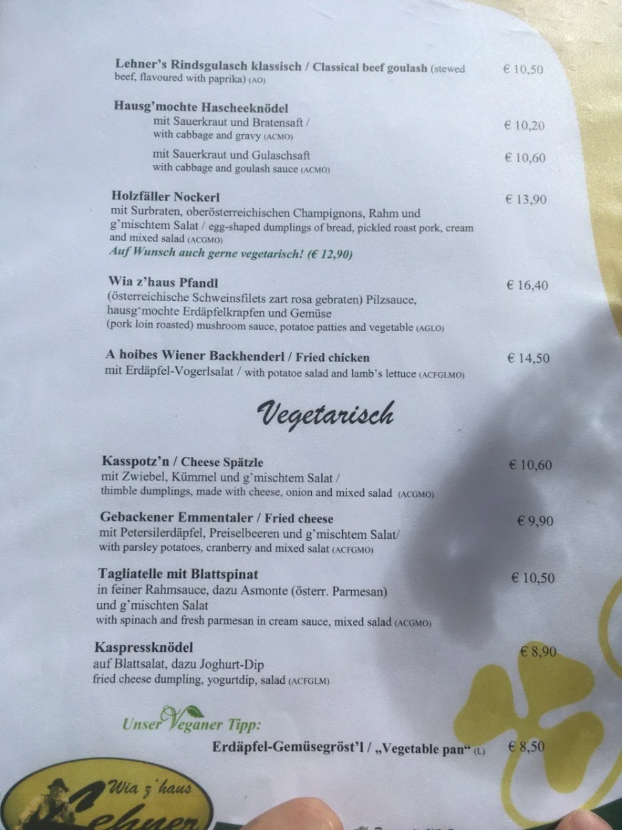 Speisekarte photo 8