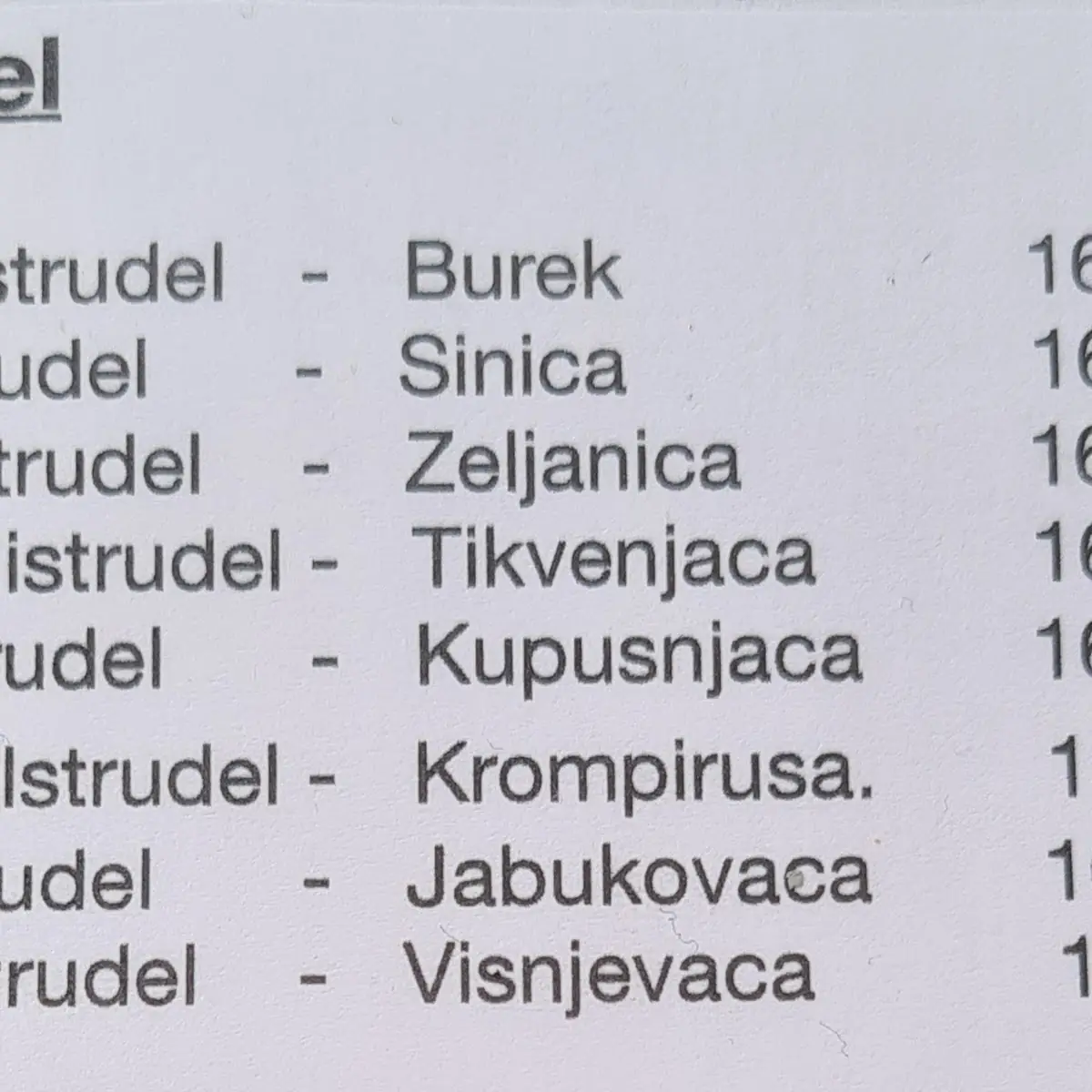 Speisekarte photo 4