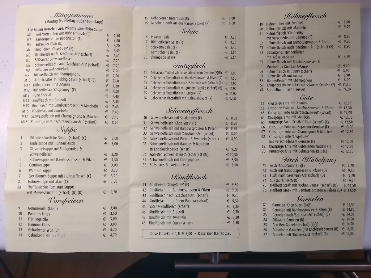 Speisekarte photo 3