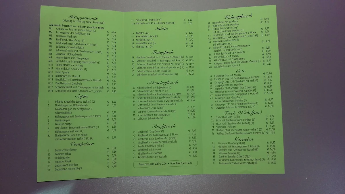 Speisekarte photo 4