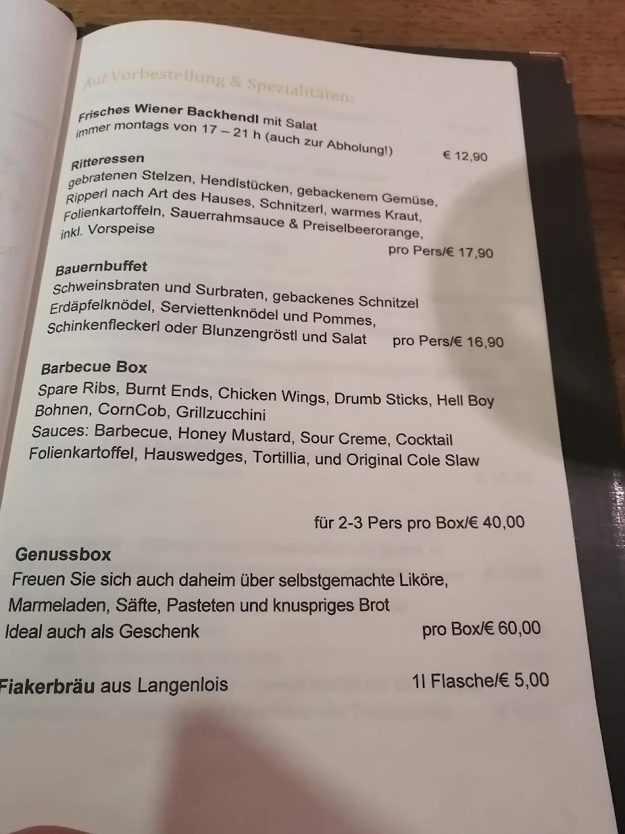 Speisekarte photo 3