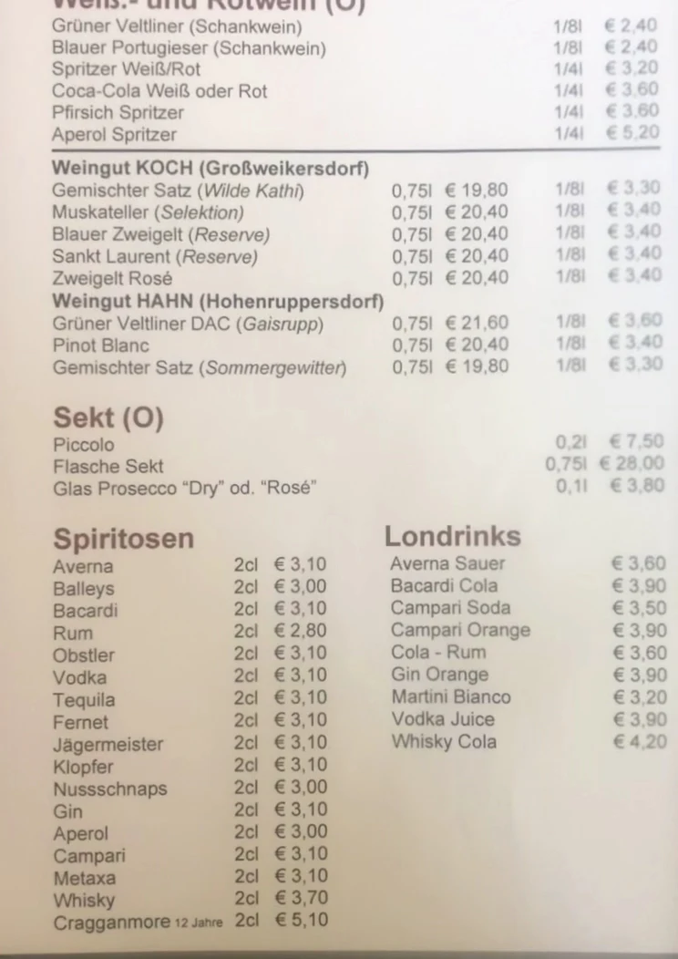 Speisekarte photo 1