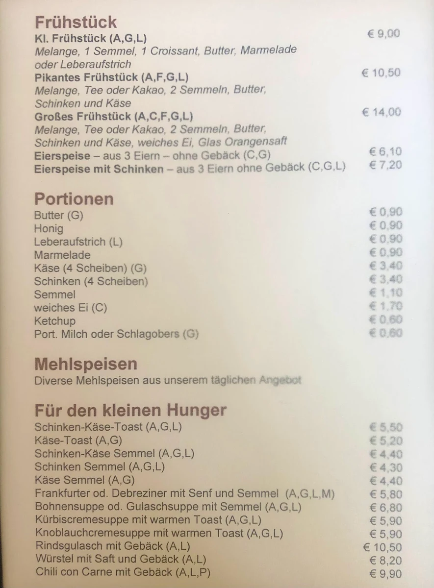 Speisekarte photo 6